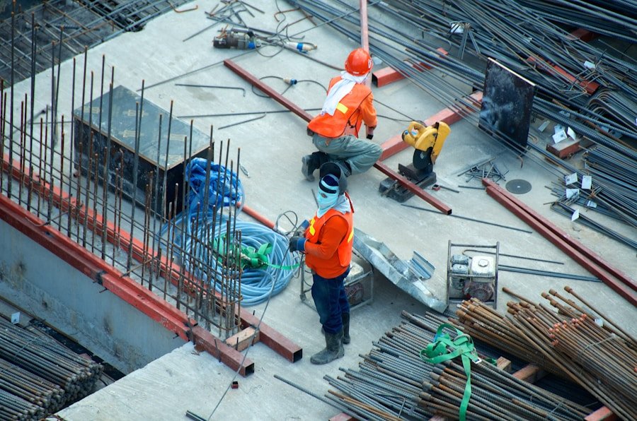Mughal Sons construction team at work on a residential project in Rawalpindi